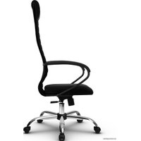 Офисное кресло Metta BK-10 CH (резиновые ролики, черный)