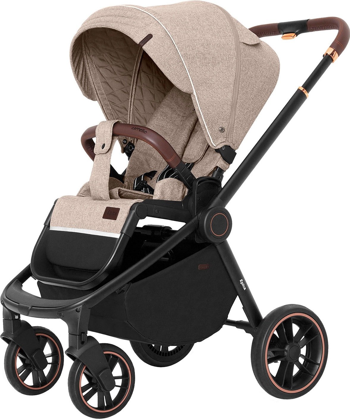 

Коляска прогулочная «книга» Carrello Epica (almond beige)