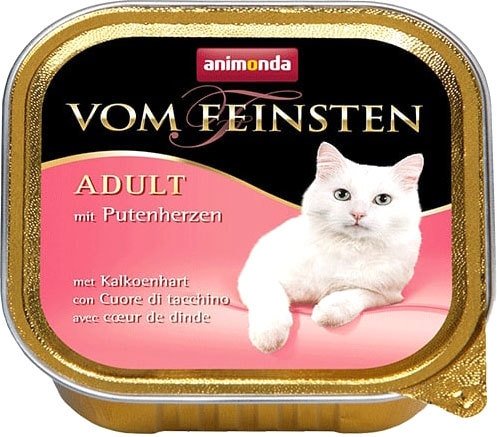 

Консервированный корм для кошек Animonda Vom Feinsten Adult с сердцем индейки 0.1 кг