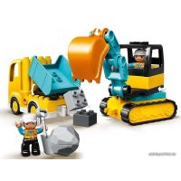 Конструктор LEGO Duplo 10931 Грузовик и гусеничный экскаватор