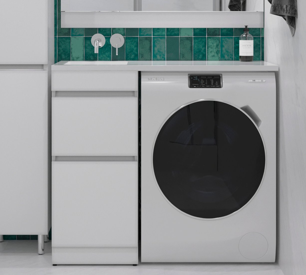 

Symbolite Тумба под умывальник Даллас 110 Люкс Plus (белый)