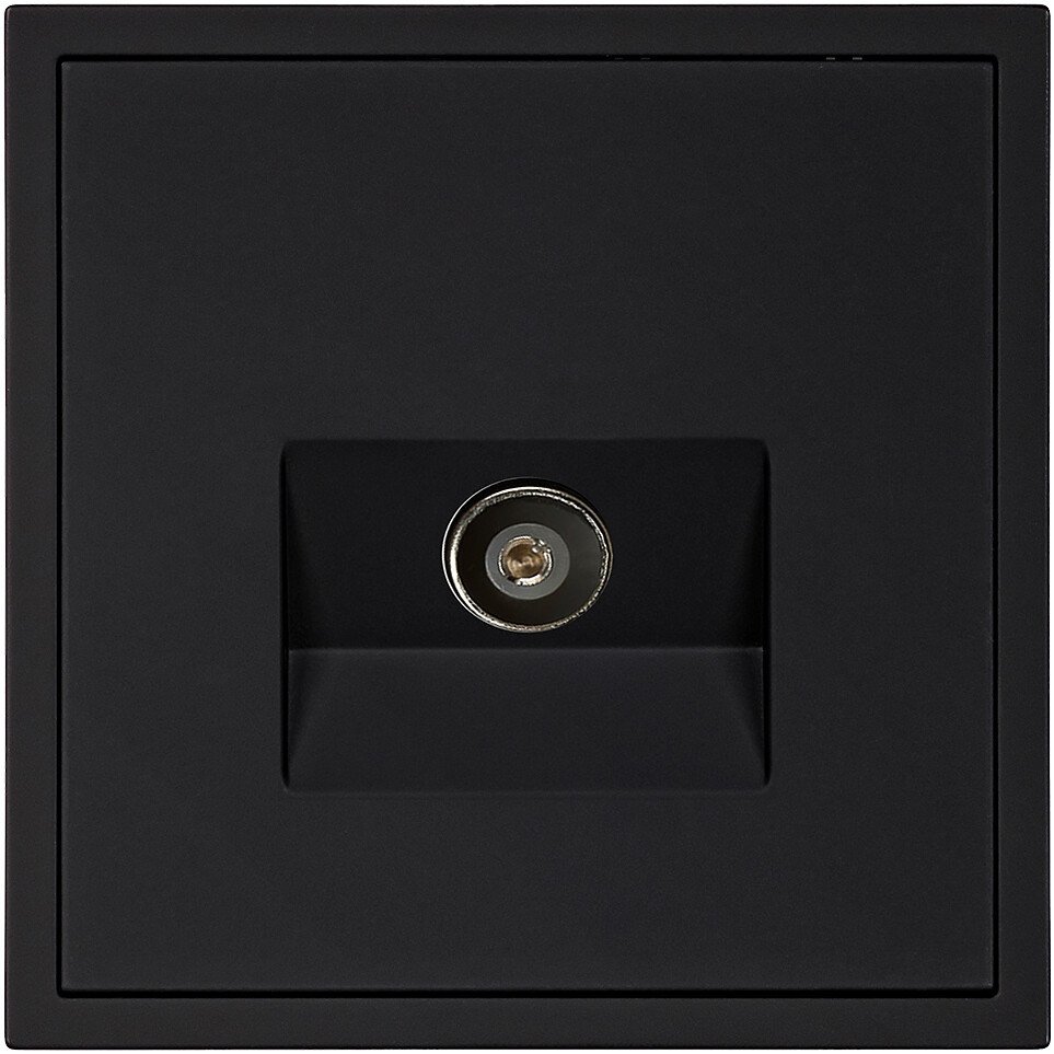 Розетка телевизионная SmartBuy Капелла SBE-09b-S1-TV