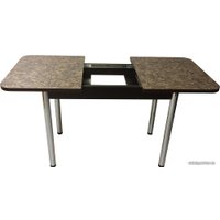 Кухонный стол Solt Мила 1 (умбрия/ноги круглые хром)