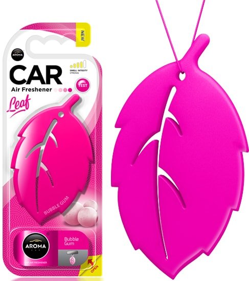 

Aroma Car Ароматизатор полимерный Leaf 3D Bubble Gum 83124