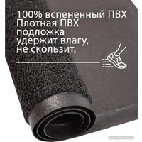 Придверный коврик ComeForte Welcome 50x80 (черный)