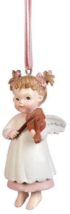 

Елочная игрушка Goodwill Xmas 2023 Ангелочек со скрипкой D 44078-2