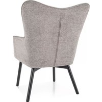 Интерьерное кресло Signal Carmen Raven 07 (серый/черный мат)