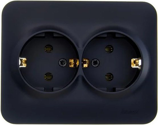 

Розетка Lezard Asti 7081-4200-127B (черный бархат)