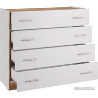 Комод НК-Мебель Fresco КМ-100N 72518529 (белый/дуб вотан)