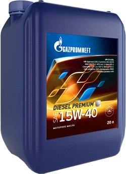 

Моторное масло Gazpromneft Diesel Premium 15W-40 20л