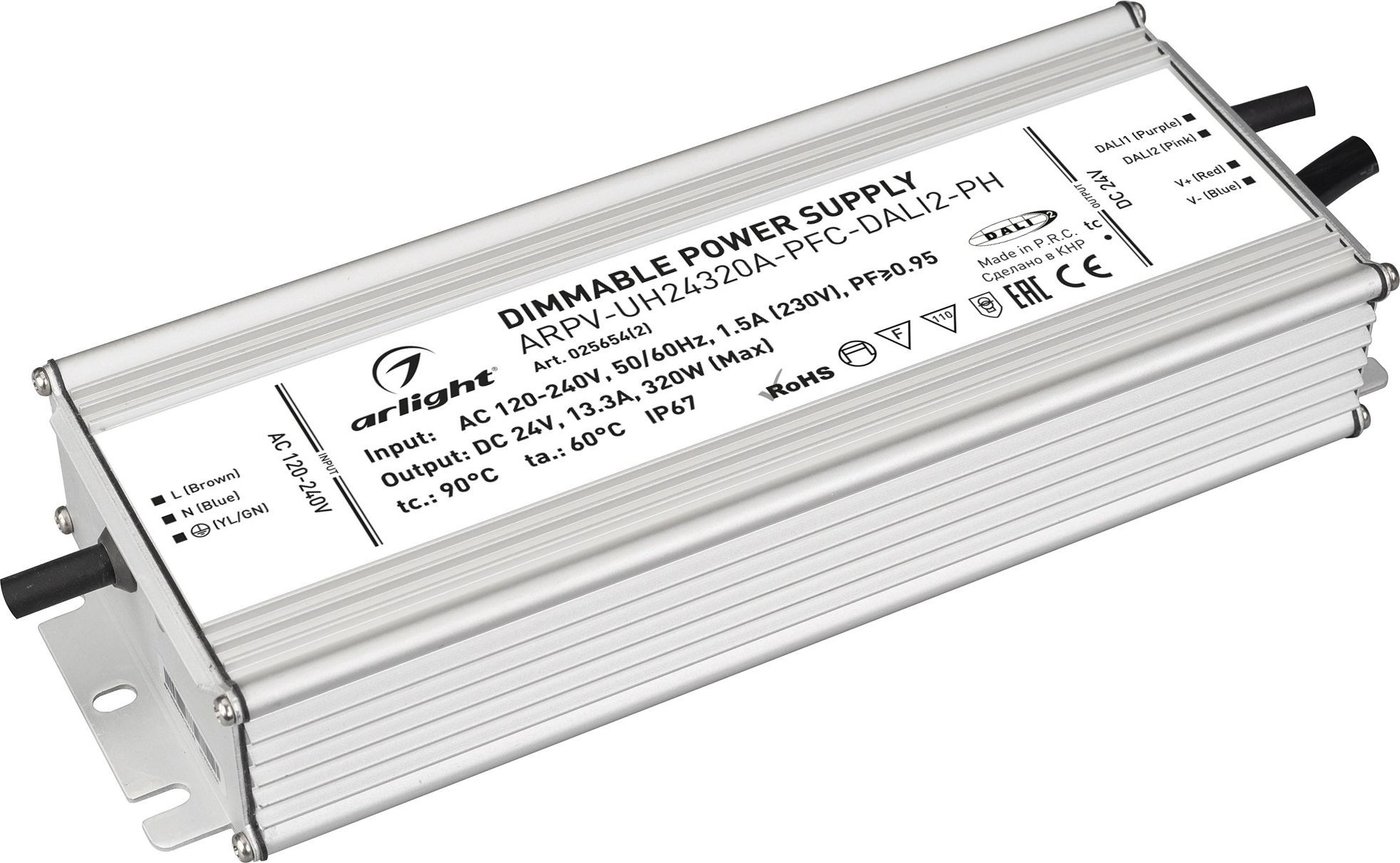 

Блок питания Arlight ARPV-UH24320A-PFC-DALI2-PH 025654(2)