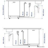 Встраиваемая посудомоечная машина Ikea Лаган 904.754.28