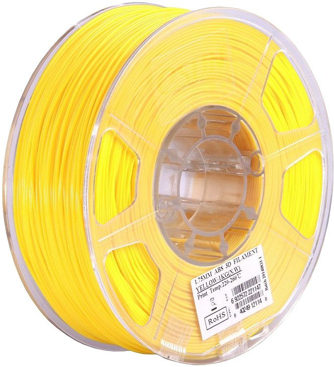 

Пластик eSUN ABS 1.75 мм 1000 г (желтый)