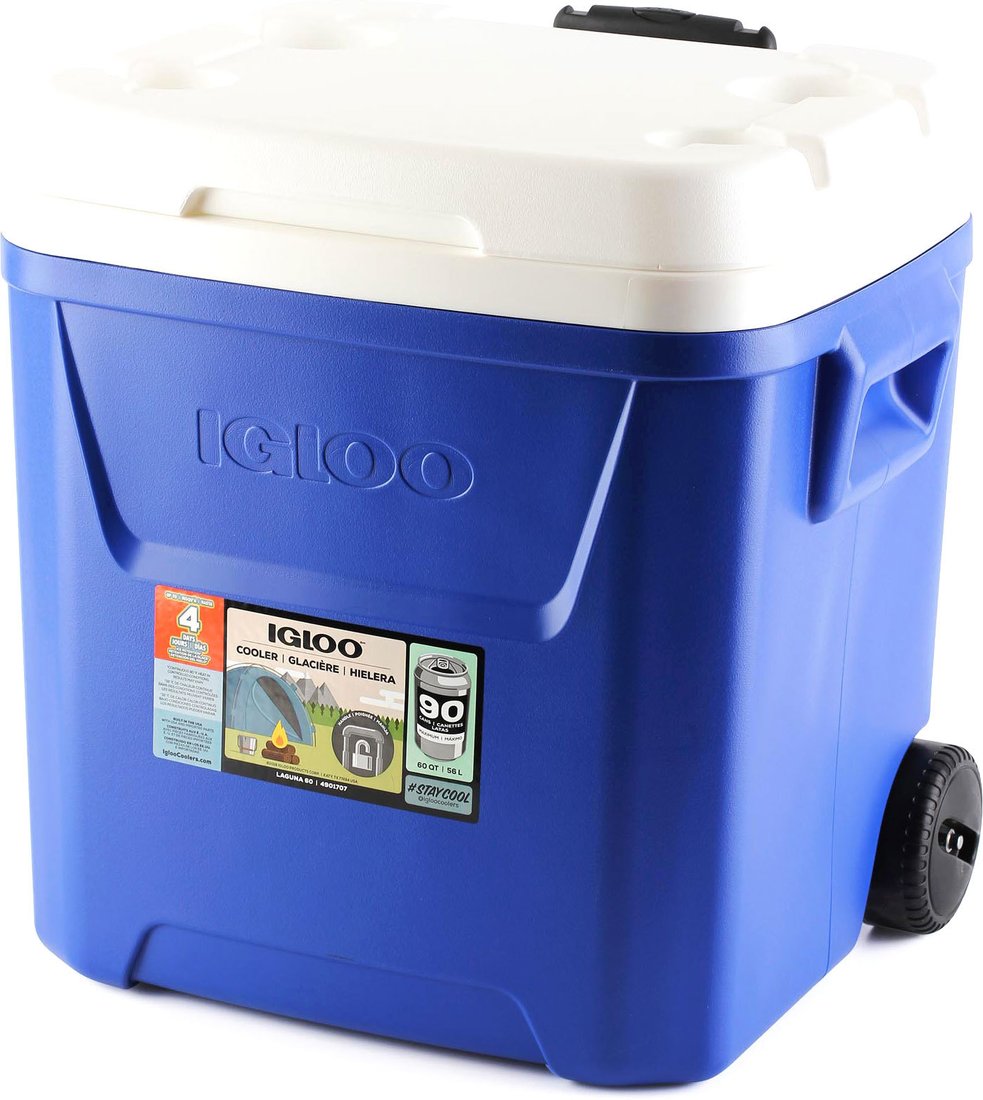

Термобокс Igloo Laguna 60 QT Roller Blue 00034493 57л (синий/белый)