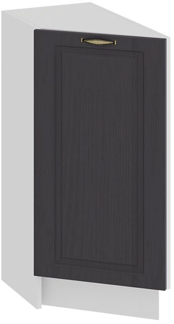 

Шкаф напольный Трия Лина 1Н3Т (белый/графит)