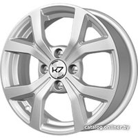 Литые диски K7 K-147 15x6" 4x100мм DIA 54.1мм ET 48мм Серебро