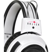 Наушники Оклик HS-G300 Armageddon (белый/черный)
