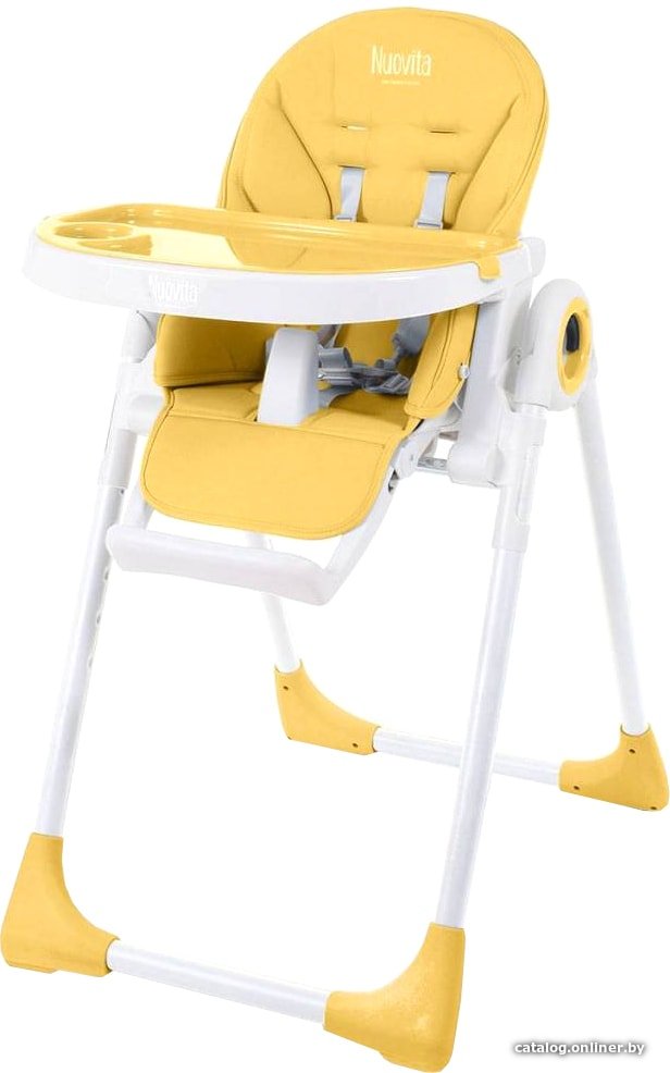 Высокий стульчик Nuovita Lembo (желтый/белый)