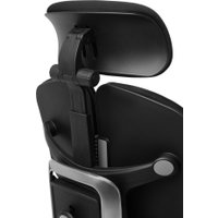 Игровое (геймерское) кресло Jiqiao R6001-ПЧ (черный/черный)