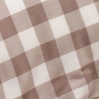 Плед Casa Conforte London 130x170 6155344 (клетка бежевая)