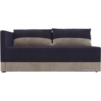 Тахта Лига диванов Никас 105196 (левый, фиолетовый/бежевый)