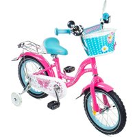 Детский велосипед Favorit Butterfly 14 BUT-14BL (розовый/бирюзовый, разобранный)