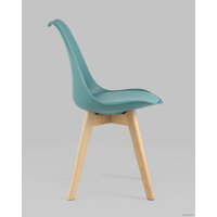 Стул Stool Group Frankfurt New Y863 (серо-зеленый/деревянные ножки)