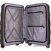 Чемодан-спиннер Puccini Montreal 77 см (черный)