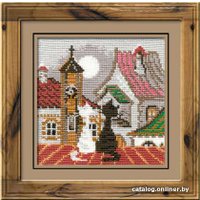 Набор для вышивания Риолис Город и кошки. Весна 611