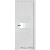 Межкомнатная дверь ProfilDoors 2.05XN L 40x200 (монблан, стекло lacobel белый лак)