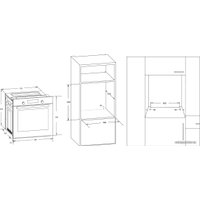 Газовый духовой шкаф Freggia OGSB64X