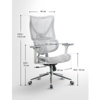Офисное кресло myroo Office Wizard HS-3853H-1-G (light grey)