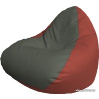 Кресло-мешок Flagman Relax P2.3-102 (серый, красный)