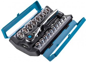 Набор трещотка с головками и битами GROSS 14145 (36 предметов)