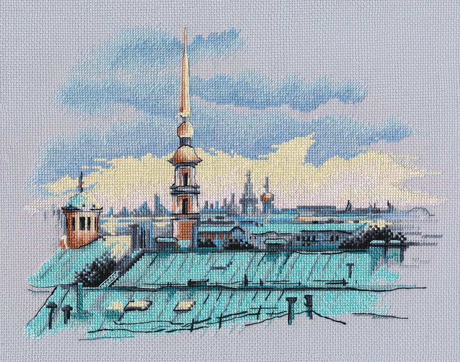 

Набор для вышивания Овен Крыши Санкт-Петербурга 1472