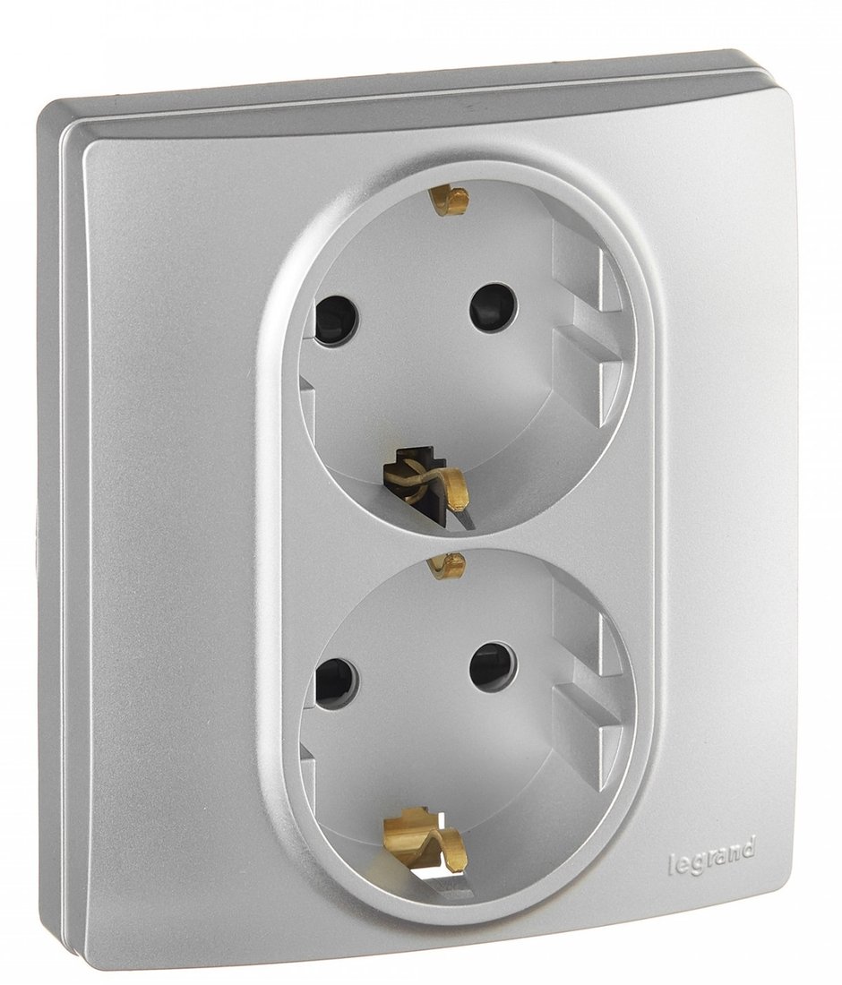 

Розетка Legrand Etika 672433 (алюминий)