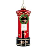 Елочная игрушка Gisela Graham London Christmas. Почтовый ящик с венком 860