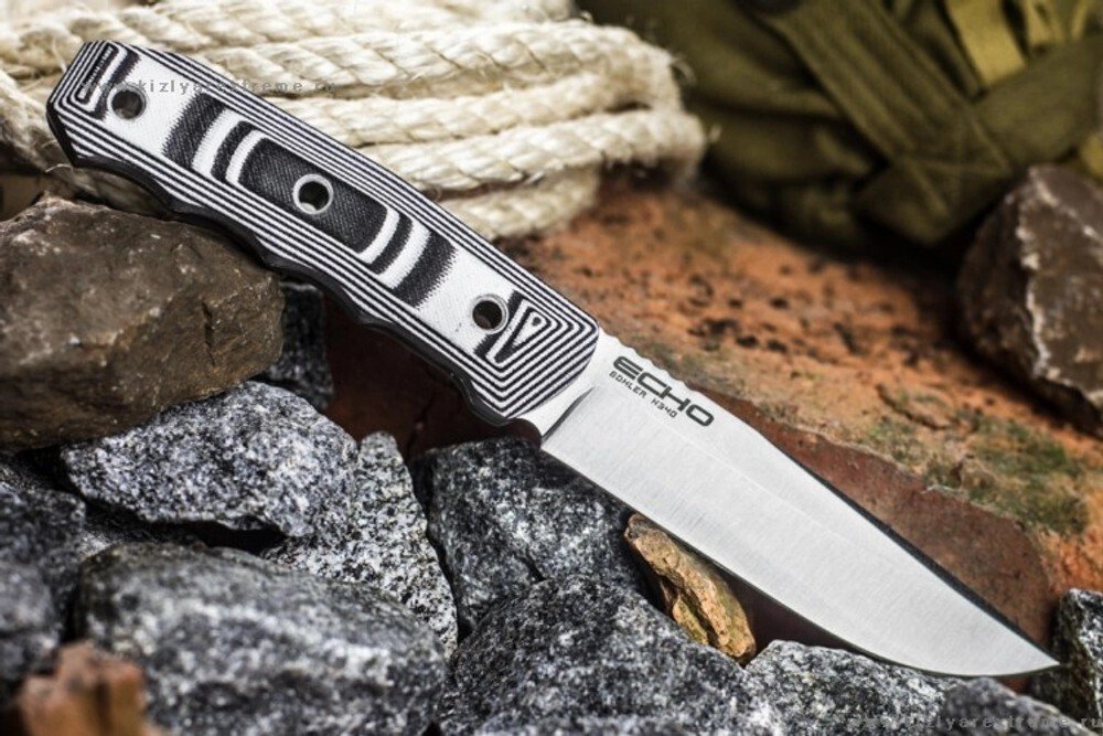 Нож Kizlyar Supreme Echo K340 StoneWash