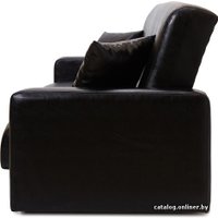 Диван Луховицкая Мебельная Фабрика Аккорд пружинный 140 (черный)