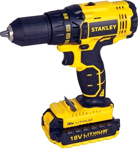 

Дрель-шуруповерт Stanley SCD20S2K (с 2-мя АКБ, кейс)