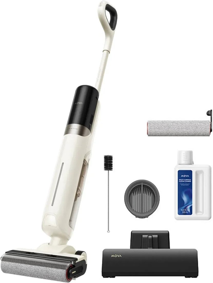 

Вертикальный моющий пылесос Mova Wet and Dry Vacuum K30 HMH14A (евровилка)