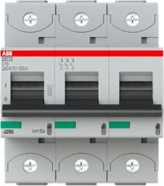 

Выключатель автоматический ABB S803S-C16 3P C 16A 50kA 4.5M 2CCS863001R0164
