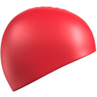 Шапочка для плавания Mad Wave Standart Cap Silicone (красный)
