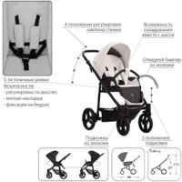 Универсальная коляска BEBETTO Explorer Air Pro (2 в 1, 01/черная рама)