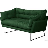 Диван Brioli Анико двухместный (J8/темно-зеленый)