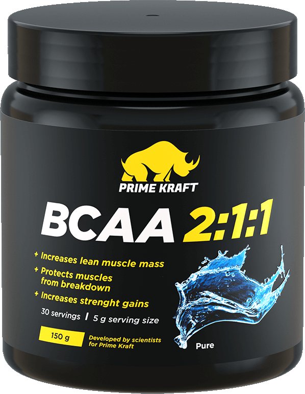 

BCAA Prime Kraft BCAA 2:1:1 (150г, без вкуса)