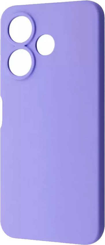 

Чехол для телефона KST Silicone Cover для Xiaomi Redmi 13 4G (фиалковый с закрытым низом)