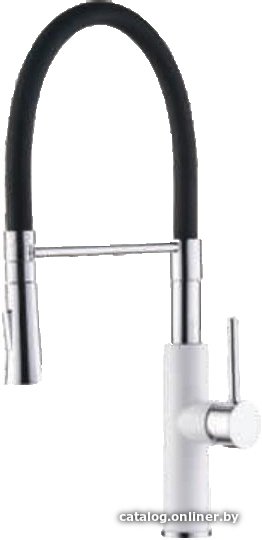 Смеситель Ledeme L4097W-2 (белый/хром/черный)