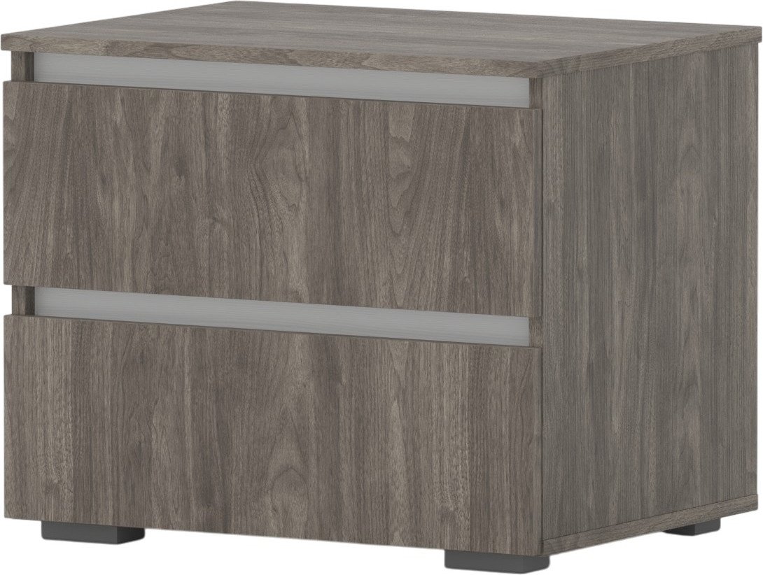 

Тумба Кортекс-мебель Бари 60 2ш (орех элия/орех элия/белый)