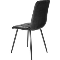 Стул Mio Tesoro Тренто DC-146 (графит/черный)